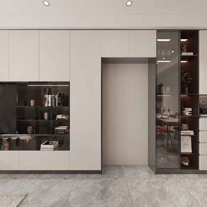 轻奢全景瑾萱效果图1542现代轻奢空间瑾萱效果图1541色彩是家的魔法师