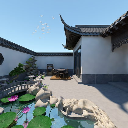苏式四合院全景